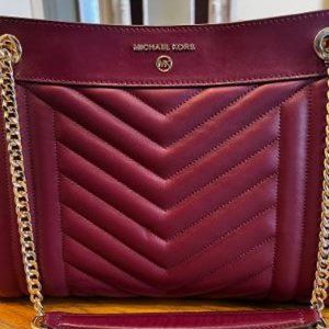 Michael Kors "Susan" Medium Quilted Leather Shoulder Bag